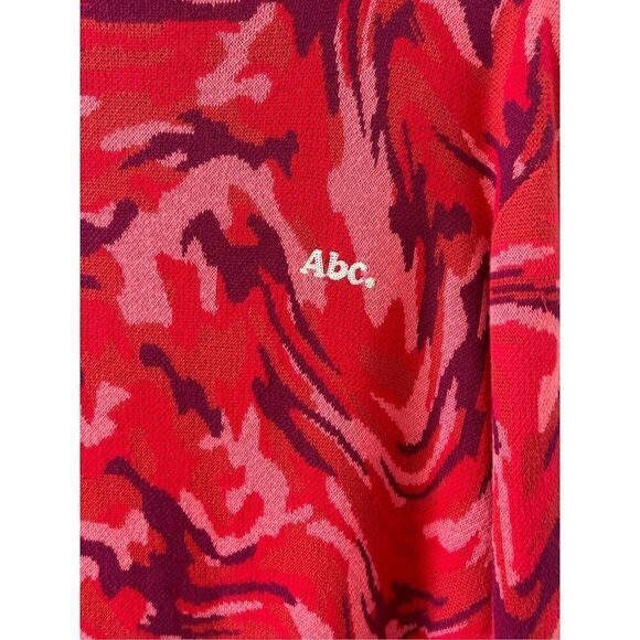Advisory Board Crystals ABC. 123 Warped Camo Crew Neck Sweater Size Large - Picture 9 of 9